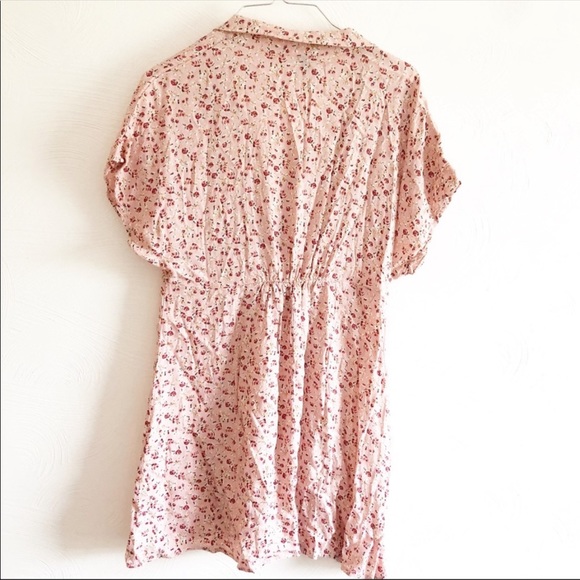 Wild Fable pink floral button down dress Small - Picture 5 of 8